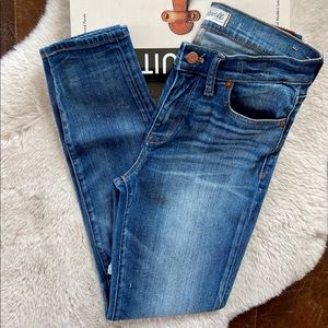 Madewell 9" High-Rise Skinny Jeans Torn-Knee